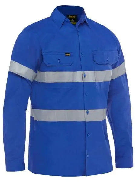 Bisley Workwear Taped Lightweight Hi Vis Drill Shirt BS6883T Metro Workwear.